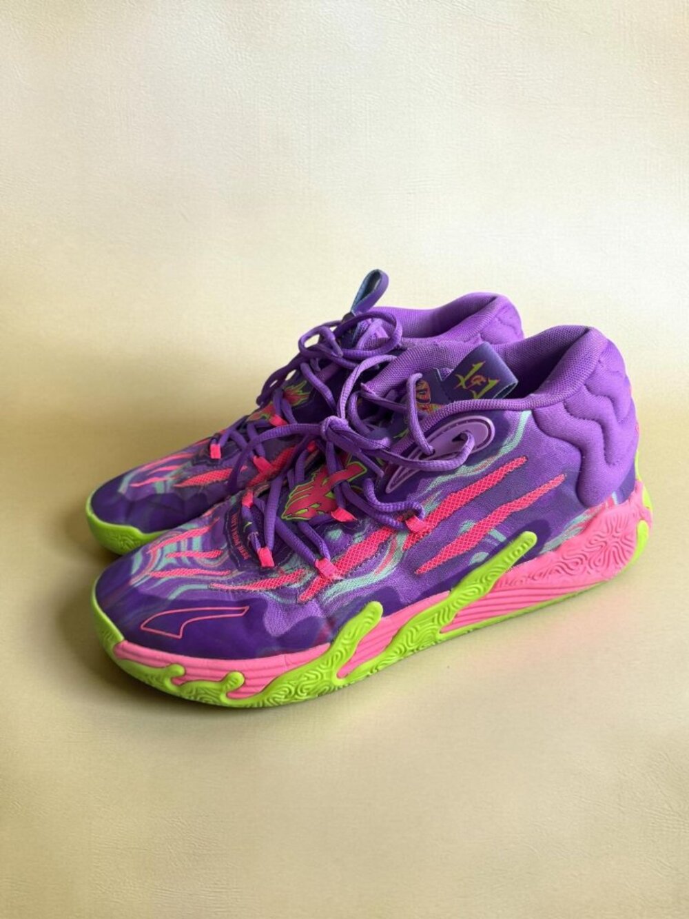 PUMA Men’s LaMelo Ball MB.03 Toxic Basketball Sneakers Size 10.5